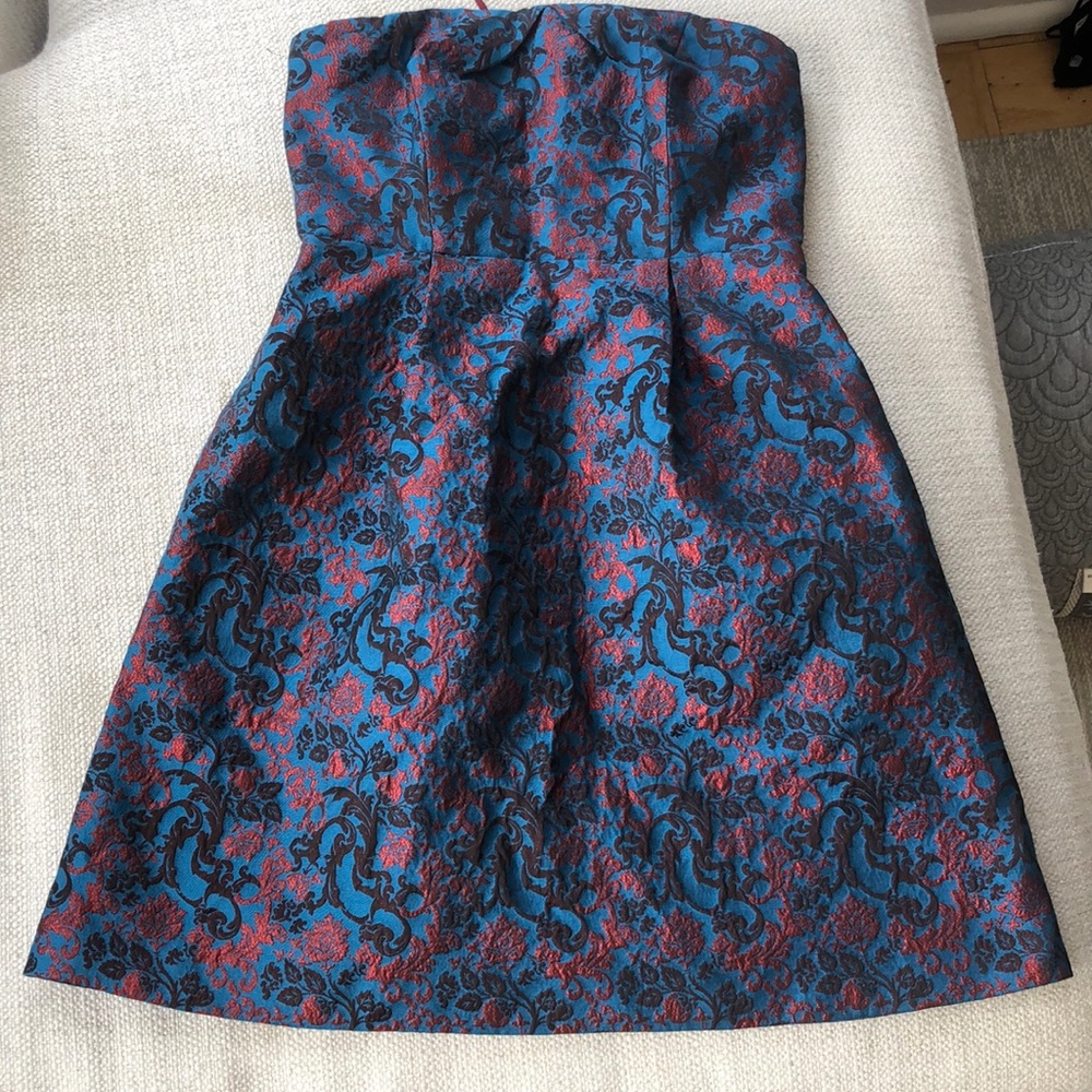 Jacquard cocktail dress